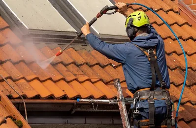 Démoussage et hydrofuge de toiture à Saint-Laurent-des-Arbres